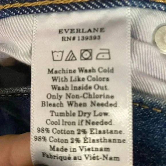 Everlane Straight Leg Jeans Size 29 - Picture 5 of 5